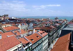 Aussicht vom Elevador de Santa Justa