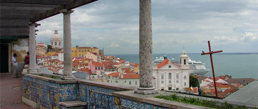Aussicht Miradouro Santa Luzia