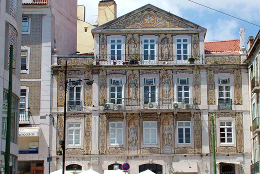 Azulejo am Miaradouro Santa Luzia