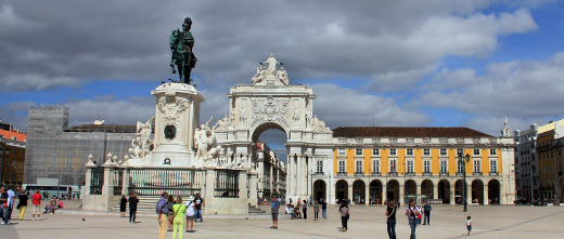 Reiterstandbild auf dem Praca do Comercio